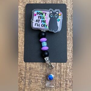 Don’t Yell at Me Purple and Black Badge Reel